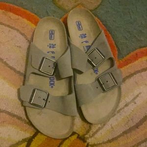 Birkenstock Arizona Gray suede